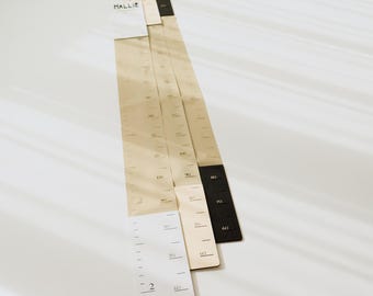 Regla de crecimiento personalizada: Recuerdo de crecimiento familiar de madera