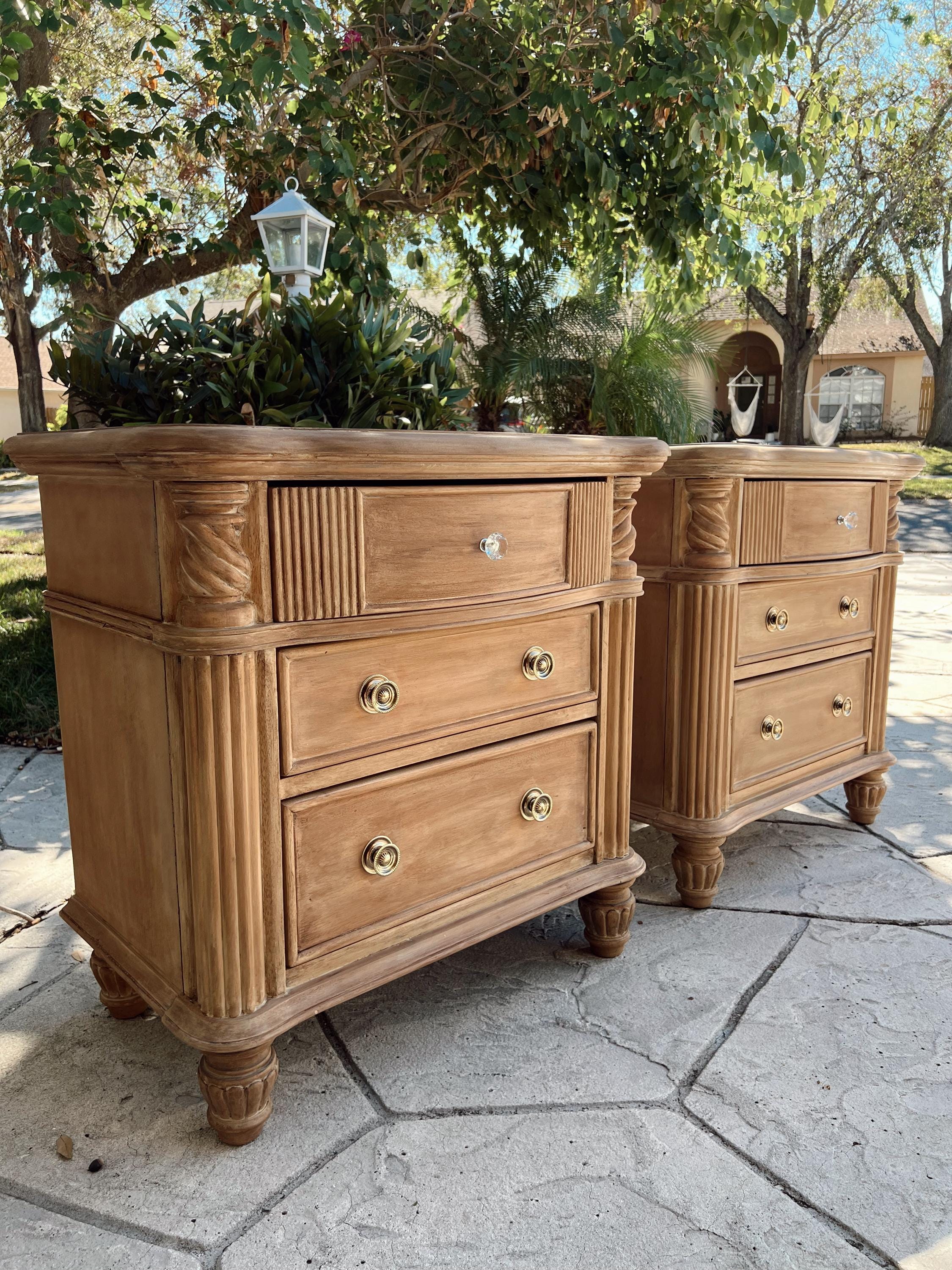Solid Wood Dresser And Nightstand Set
