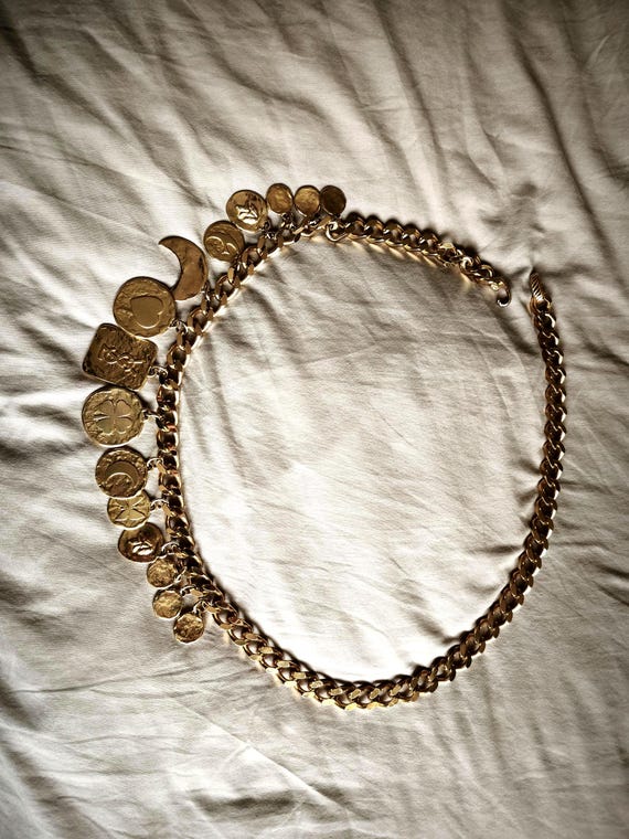 Vintage Yves Saint Laurent gold chain belt Belt Yves Saint Laurent Gold size 70 cm in Metal - 41187005 main image 4