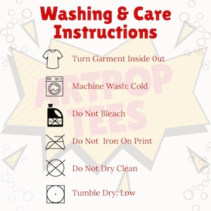 Washing & Care Instructions