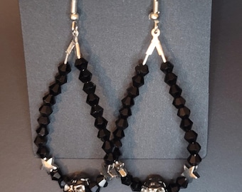 Starlight and Shadow Dangle Earrings