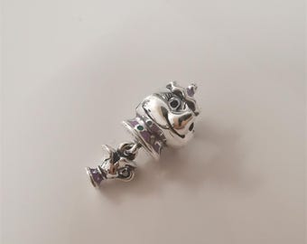 Pandora Charm Beauty and the Beast Mrs. Potts and Chip Dangle