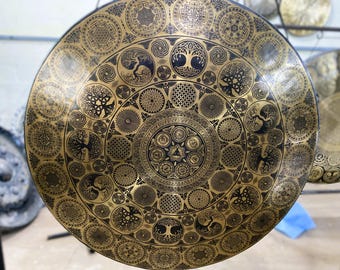 Hand hammered Nepali Tibetan Gong–Sound Healing Instrument  35cm to 100cm sizes