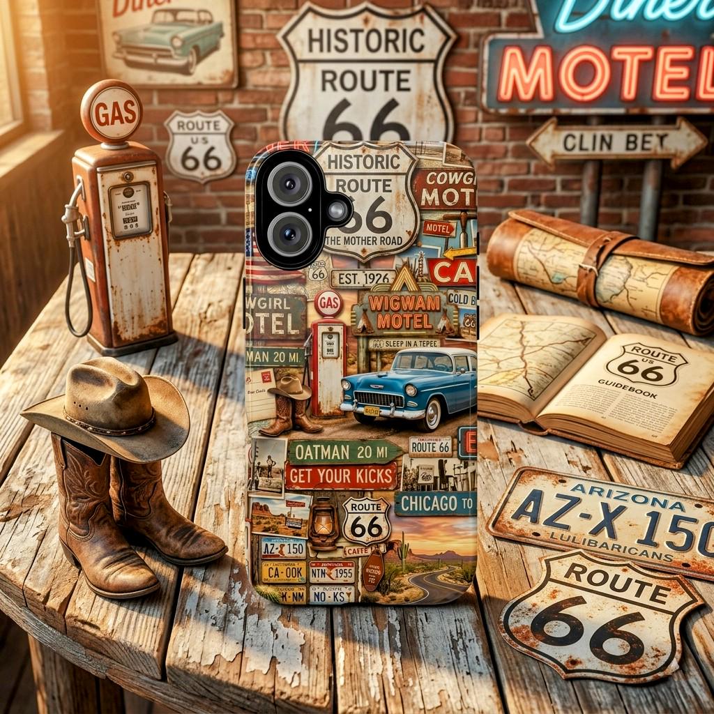 Route 66 phone case - Etsy 日本
