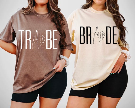 Comfort Colors® Bride Tribe Shirts, Bridesmaid Shirts, Bachelorette Team T-Shirts, Bridal Party Shirts, Bachelorette Party Shirt, Hen Do Tee