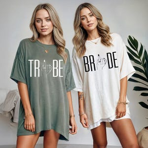 Comfort Colors® Bride Tribe Shirts, Bridesmaid Shirts, Bachelorette Team T-Shirts, Bridal Party Shirts, Bachelorette Party Shirt, Hen Do Tee image 6
