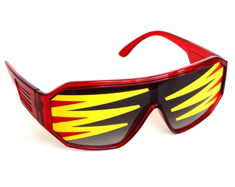 Rasslor Side Spikes Shield Sunglasses