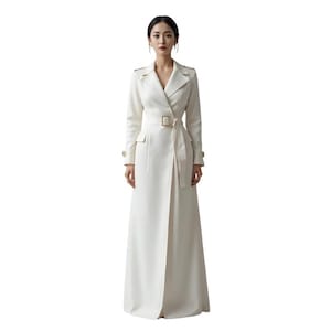 knee length dresses for ladies Rockabilly Plus Size Long Sleeve Tea Length Audrey Hepburn 50s Style  Wedding Dress main image 1