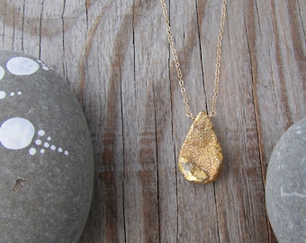 Druzy Pendant, gold finish, raw geode druzy necklace