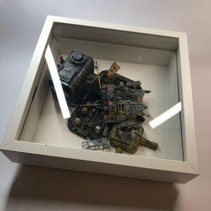 Oavbrutet arbete vid rebellbasen på planeten Hoth diorama