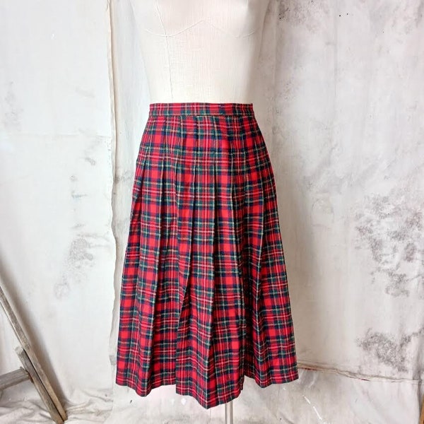 Tartan Skirt - Etsy