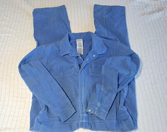 Vintage Blue Carhartt 100% Cotton Coveralls Men&#39;s Size 42