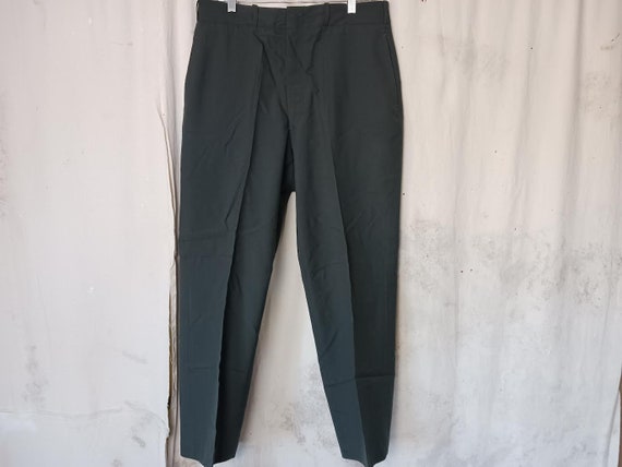 US Military Wool Blend Pants 1968 Men's Size Medi… - image 2