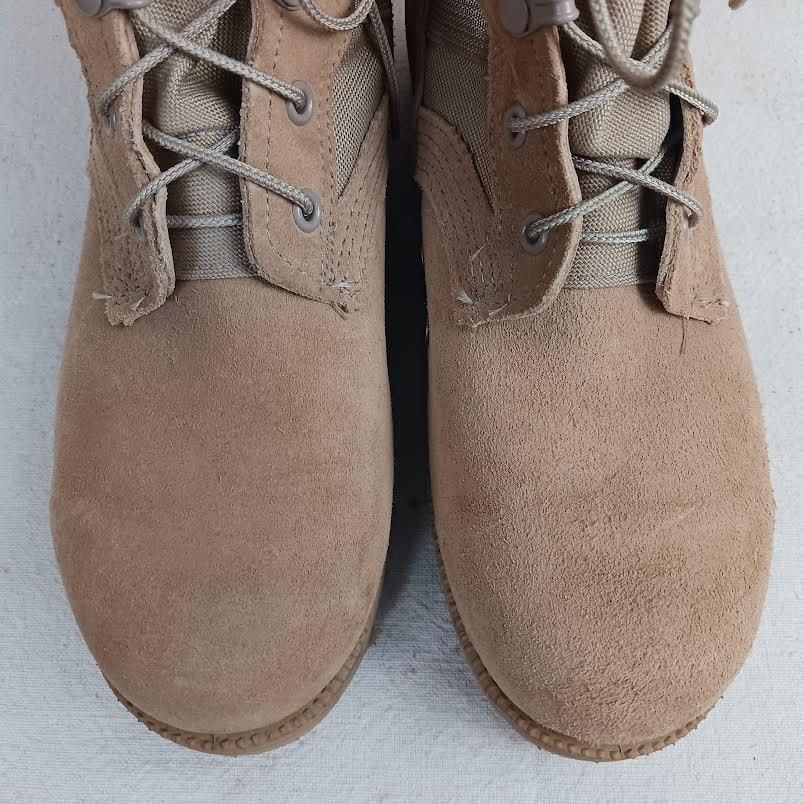 ⚡ Men\'s Deep Brown Combat Suede Leather Lightweight Military Work Desert Boot DESERT BOOTS|Retro Hardcore Combat Boots Men|Sandfox Boots main image 3