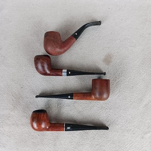 Vintage Tobacco Pipes Set of Four
