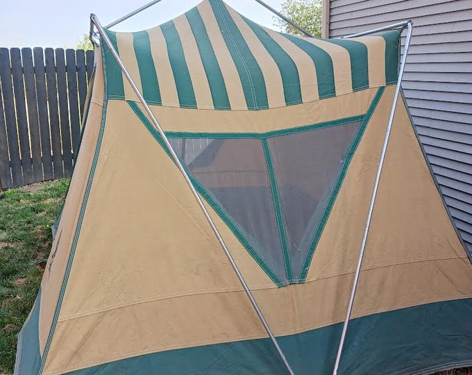 Vintage Hillary Canvas Tent Large Etsy
