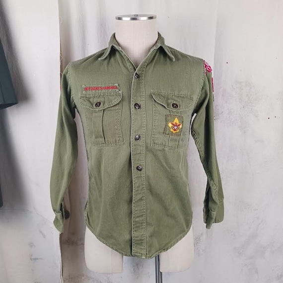 Vintage Cotton Boy Scout Shirt 