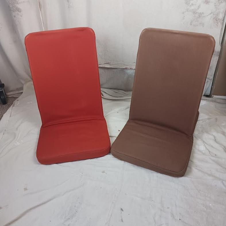 1980's Back Jack Floor Chair Made in the USA by La-z-boy Set of 2