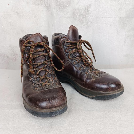 Vintage Raichle Leather Hiking Boots Made In Swit… - image 1