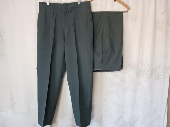 US Military Wool Blend Pants 1968 Men's Size Medi… - image 1