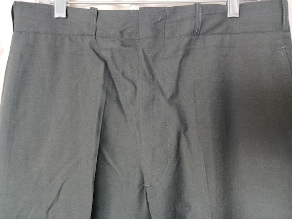 US Military Wool Blend Pants 1968 Men's Size Medi… - image 4