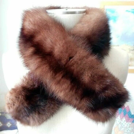 Mid Century Fur Boa - image 1