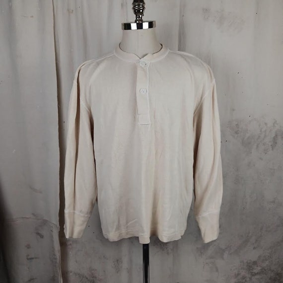 Mid Century US Military Wool Cotton Thermal Men's… - image 1