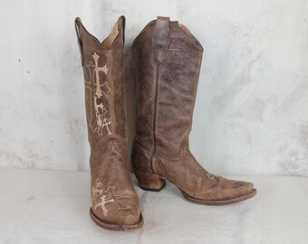 Frye Womens Owen Suede Leather Lace up Boot 76721 Mid Calf Combat Size 7 B Etsy