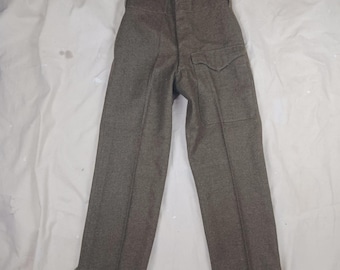 Vintage 1950's Thick Wool Army Pants 31 x 30