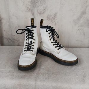 White Dr Martens - Etsy display picture 1