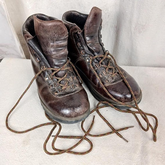 Vintage Raichle Leather Hiking Boots Made In Swit… - image 10