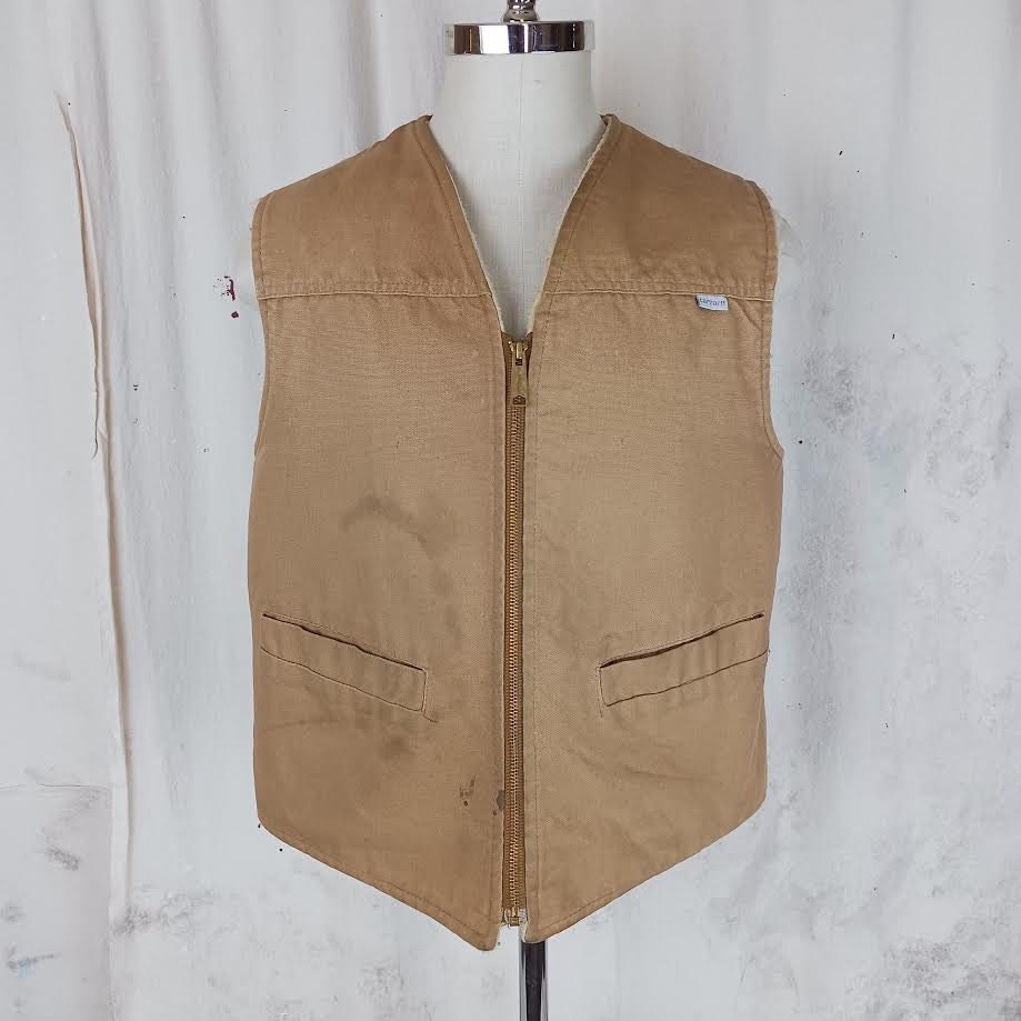 Vintage Mens Carhartt Vest - Etsy Vintage Mens Carhartt Vest - Etsy