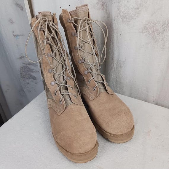 Suede Leather US Army Desert Combat Boots - Men display picture 2