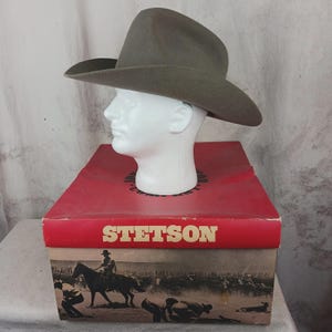 Vintage Stetson Hat 7 5/8 - Etsy