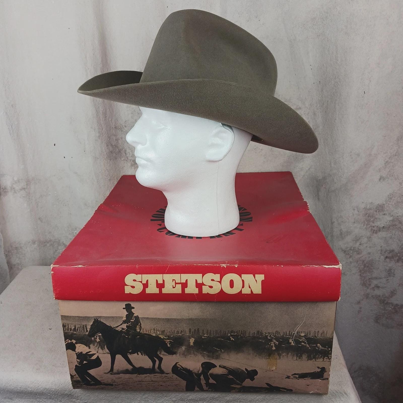 Vintage Stetson Cowboy Hat 7 - Etsy