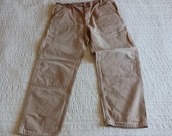 Vintage Carhartt Double Knee Made in the USA Size 37 x 29 1/2