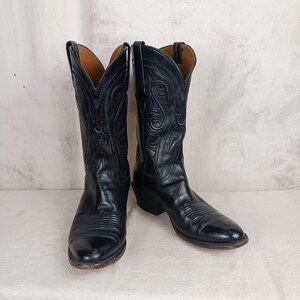 Used Men s Lucchese Cowboy Boots Etsy
