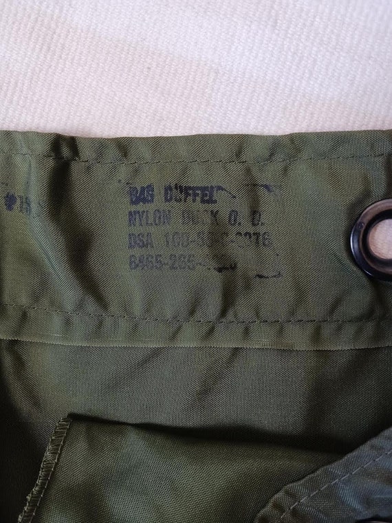 US Army Nylon Duffle Bag 1966 Gem