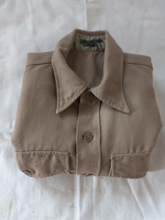 Vintage Military Wool Shirt 50