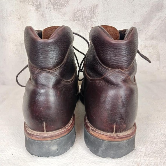Vintage Brown Leather Chippewa Work Boots Made In… - image 5