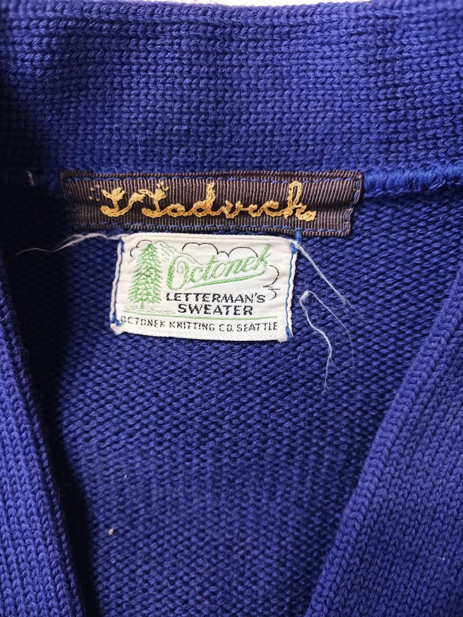 1950's Heavy Wool Letterman's Sweater - Etsy