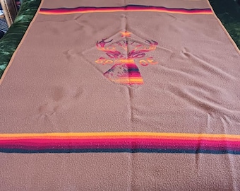 Antique 1921 Pendleton Wool Blanket