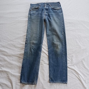 Vintage Levi&#39;s 501 Blue Jeans Made in the USA Early 80&#39;s Size 34 x 33