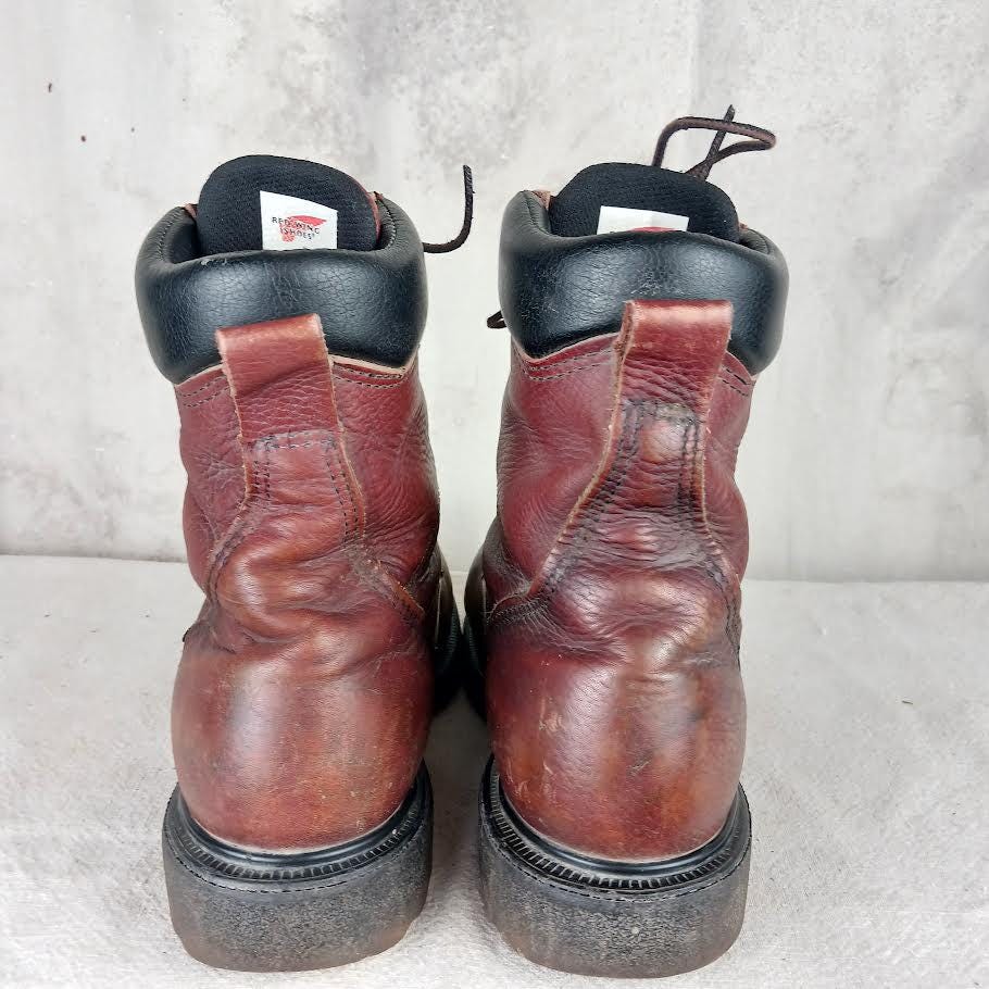 Red Wing Leather Work Boots Union Made in the USA Men's Size 9 - Etsy