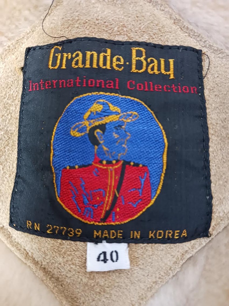 Vintage Suede Bomber Jacket by Grande Bay Men's Size Etsy