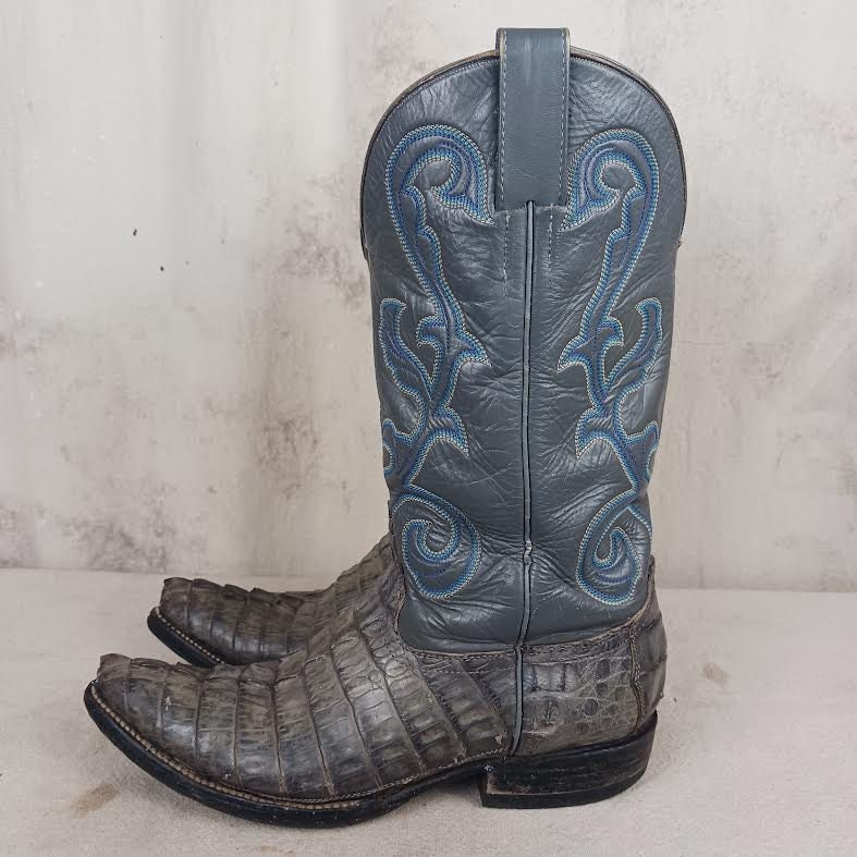 Blue gator boots 2025