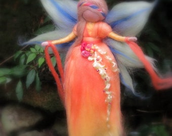 MARA, Guardian Angel waldorf inspired, felted