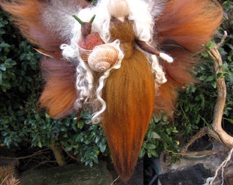 Needle Felted Wool fairy, Nature fairy, Waldorf inspired fairy doll
