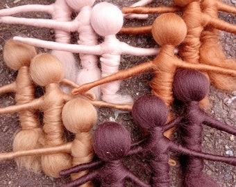 Felted fairies bodies, diy, Waldorf doll