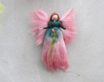 Neelde felted fairy, waldorf inspired, FINA